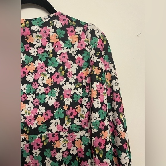 Asos Design Long Sleeve Floral Wrap Mini Maternity Dress NWT Size 4 - Picture 8 of 12